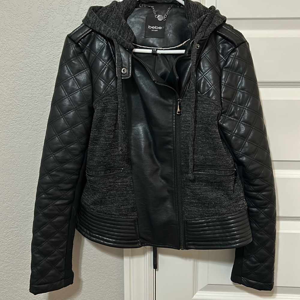 BEBE MOTO JACKET!  Nordstrom Anniversary Purchase.  Size L